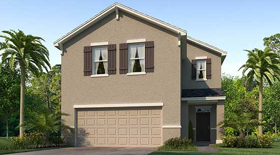 D.R. Horton Elston H Floorplan at Central Park St. Lucie, FL
