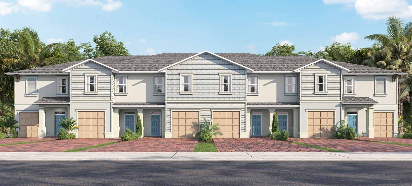 D.R. Horton Elston home and floorplan at Central Park St. Lucie