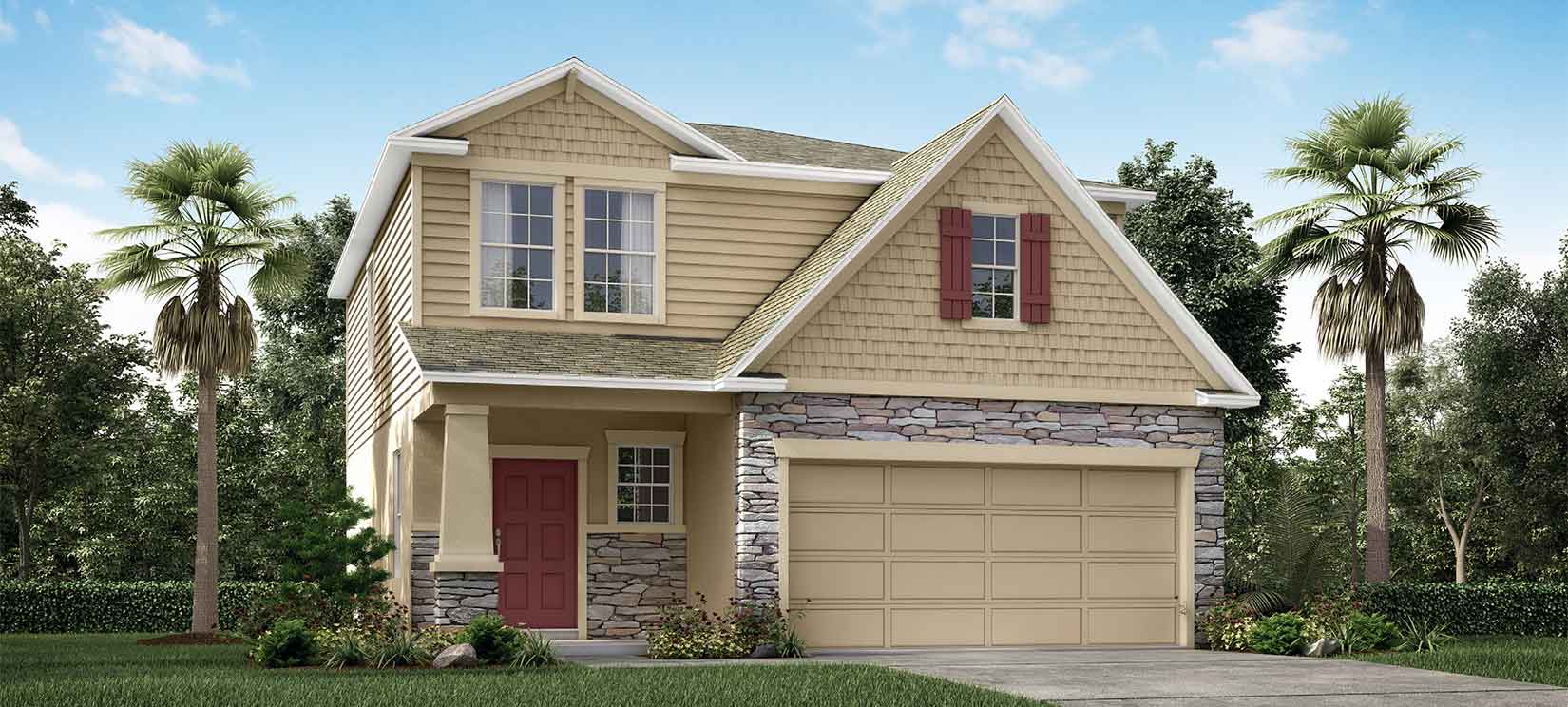 Maronda Homes Glendale G Home & Floorplan at Central Park St. Lucie FL