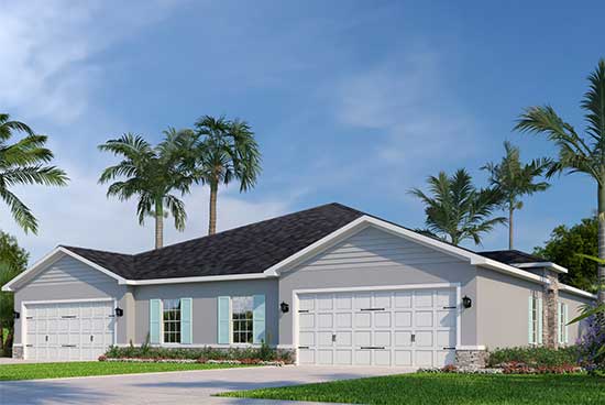 Ryan Homes Winterhaven Attached Villas at Central Park in St. Lucie FL