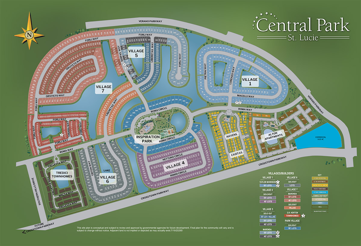 Central Park St. Lucie Community Site Plan