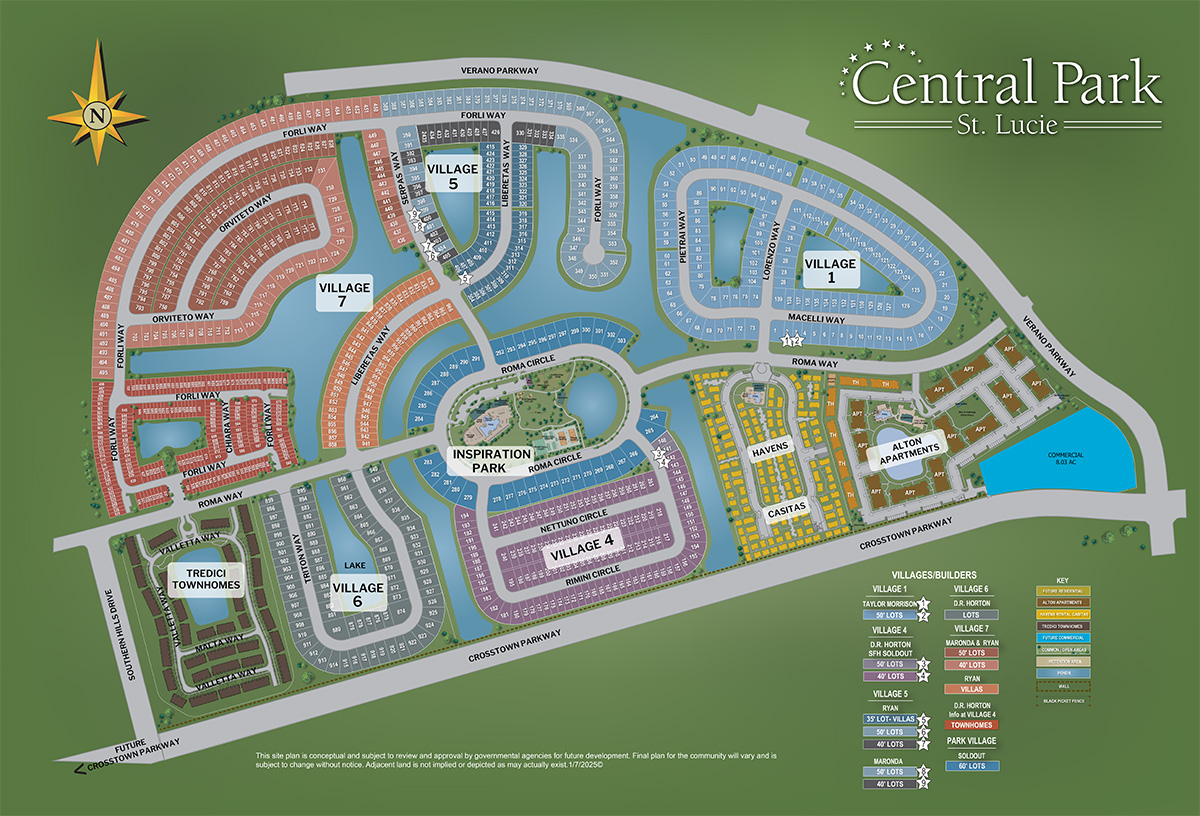 Central Park St. Lucie Community Site Plan