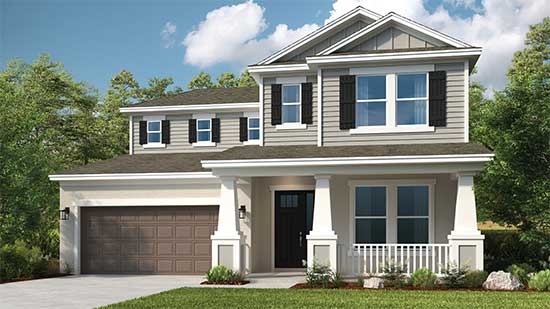 Taylor Morrison Bermuda A Floorplan at Central Park St. Lucie, FL